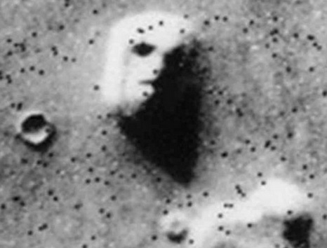 1976년 우주선 바이킹 1호가 찍은 ‘화성의 얼굴(Face on Mars)’사진