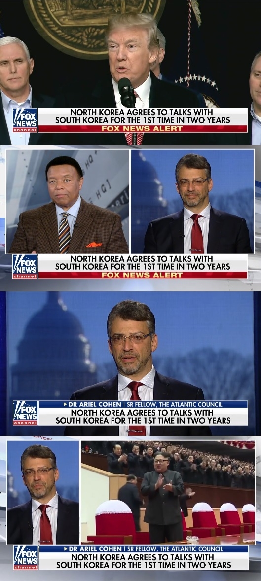 폭스 뉴스(Fox News)의 2018년 1월 6일자 보도 ‘남한과의 대화를 통한 북한의 노림수(What does North Korea want from talks with South Korea)’ 