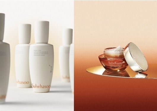 설화수 윤조에센스(왼쪽)와 자음생크림. 사진=아모레퍼시픽