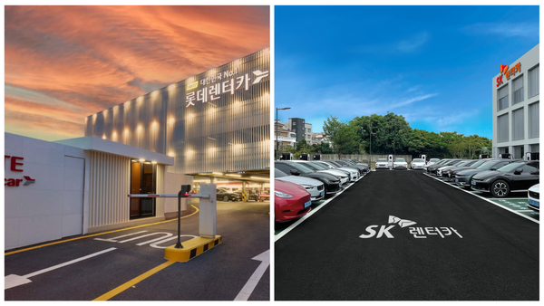 공정거래위원회가 롯데렌탈과 SK렌터카의 기업결합에 제동을 걸었다. 사진=롯데렌탈, SK렌터카