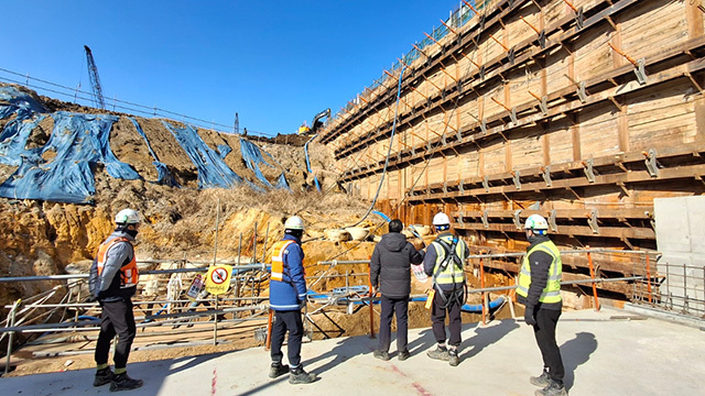 광명~서울 고속도로 건설공사 현장. 사진=광명시