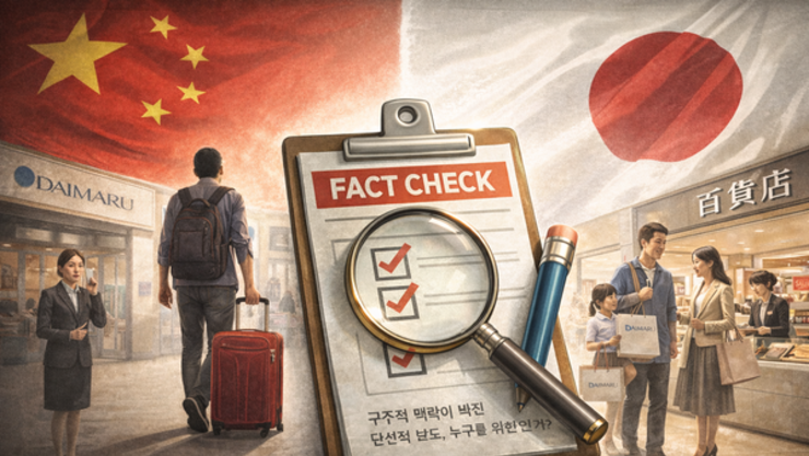 [미디어FC] ‘중국인 관광객 감소=일본 경제 직격탄’ 보도의 진실(2)