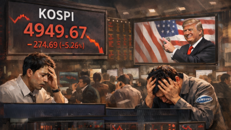 ‘블랙먼데이’ 코스피 5000 붕괴... 삼성전자·SK하이닉스 모두 와르르