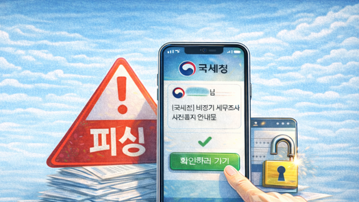 [미디어 이슈] 연말정산 기간 국세청 사칭 피싱 주의보… ‘위장 링크’ 클릭 NO!