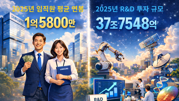 삼성전자, 작년 임직원 연봉부터 R&D 투자액까지 ‘역대 최대 규모’