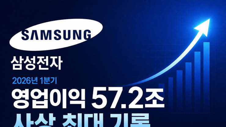 삼성전자, 2026 1Q 영업익 57조... “글로벌 1위 기업 코앞에”