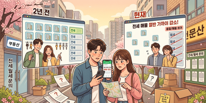 [심층분석] 서울 아파트 전세 매물 반토막... 청약통장 가입자 수십만 이탈