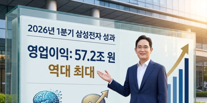 삼성전자, 1Q 영업益 57.2조 ‘역대 최대’... 반도체 사업 이익 비중만 94