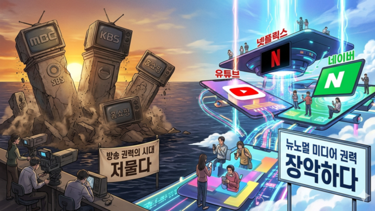 [강용석의 인싸it] 지상파와 홈쇼핑 방송의 쇠퇴... ‘미디어 정글’에서 살아남으려면