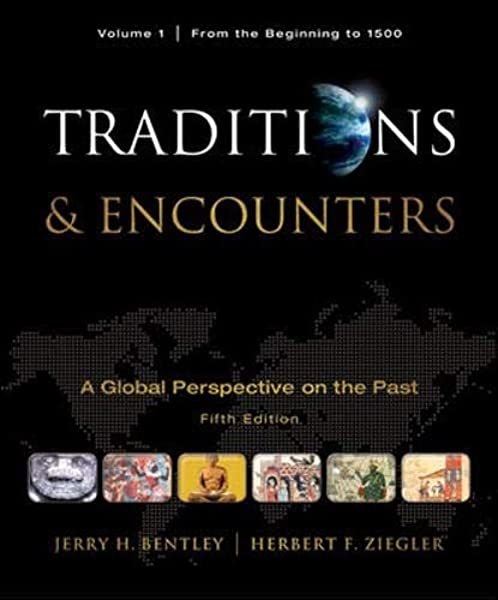 ‘전통과의 조우(Traditions and Encounters)’(맥그로힐(McGraw Hill)사) 5판(2010년도) 표지.